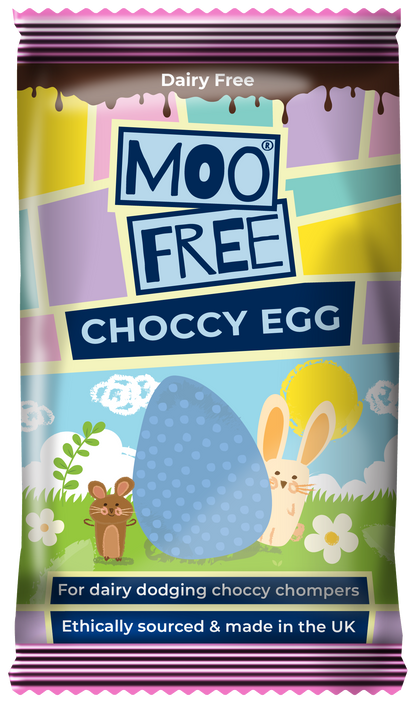 Easter: Dairy Free &amp; Vegan, Choccy Chums Egg Shaped Bar 15g