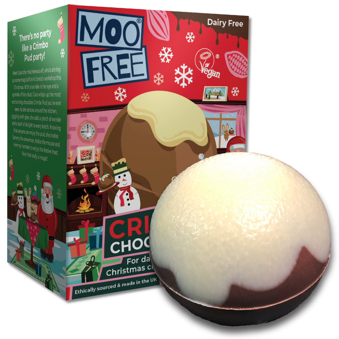 Christmas: Free-From Chocolate Milk &amp; White Crimbo Pud