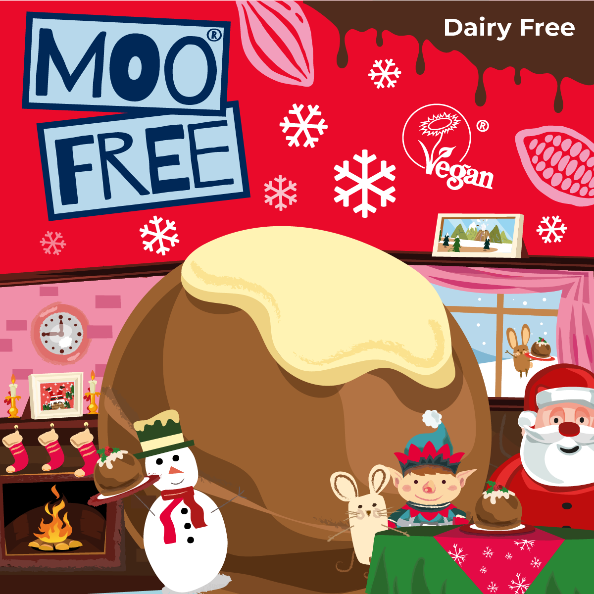 Christmas: Free-From Chocolate Milk &amp; White Crimbo Pud