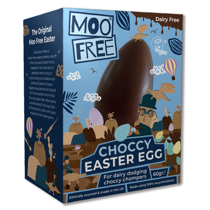 Easter: Dairy Free &amp; Vegan Milk Chocolate Easter Egg  (60g)