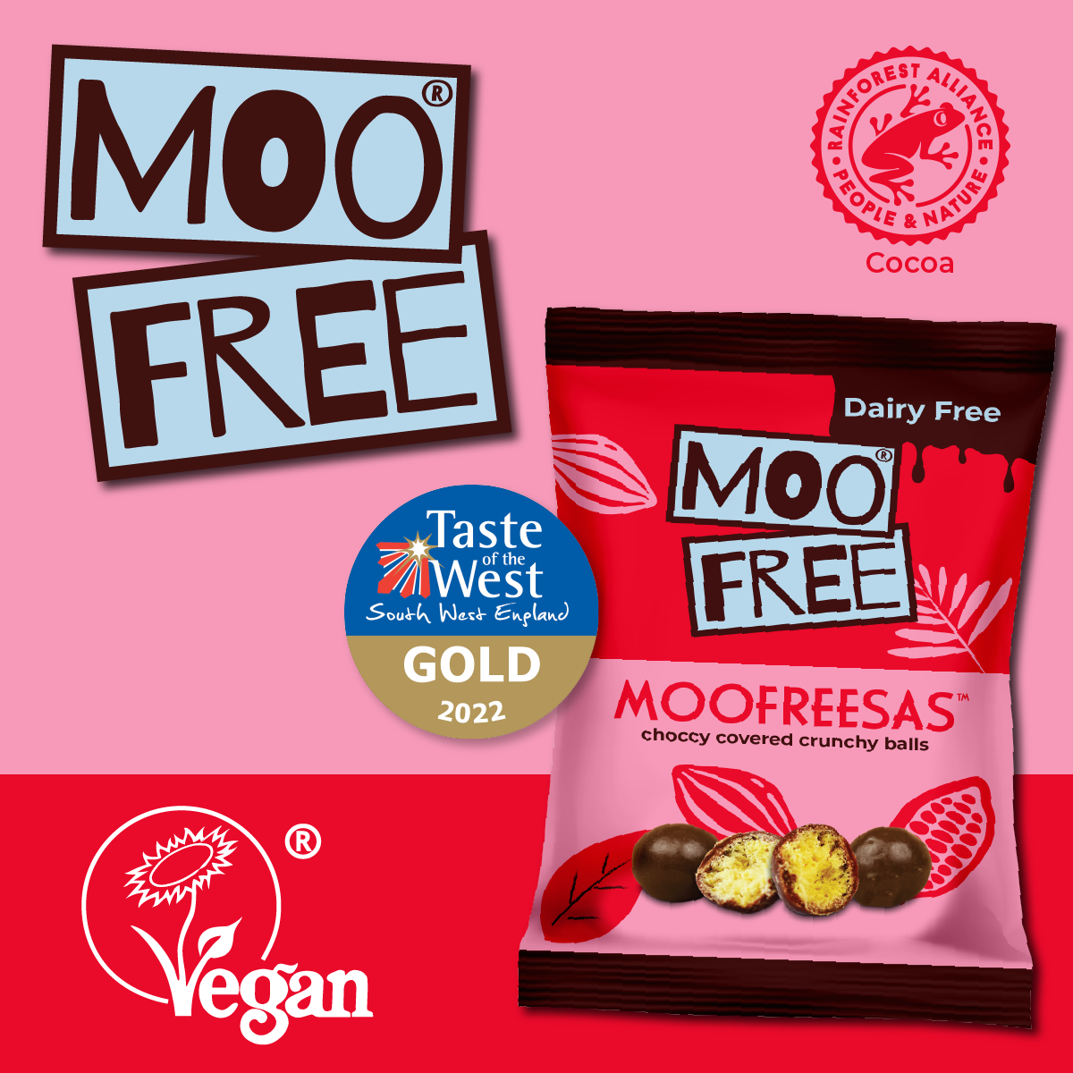 Choccy Rocks: Dairy Free &amp; Vegan Moofreesas (35g) *New Recipe*