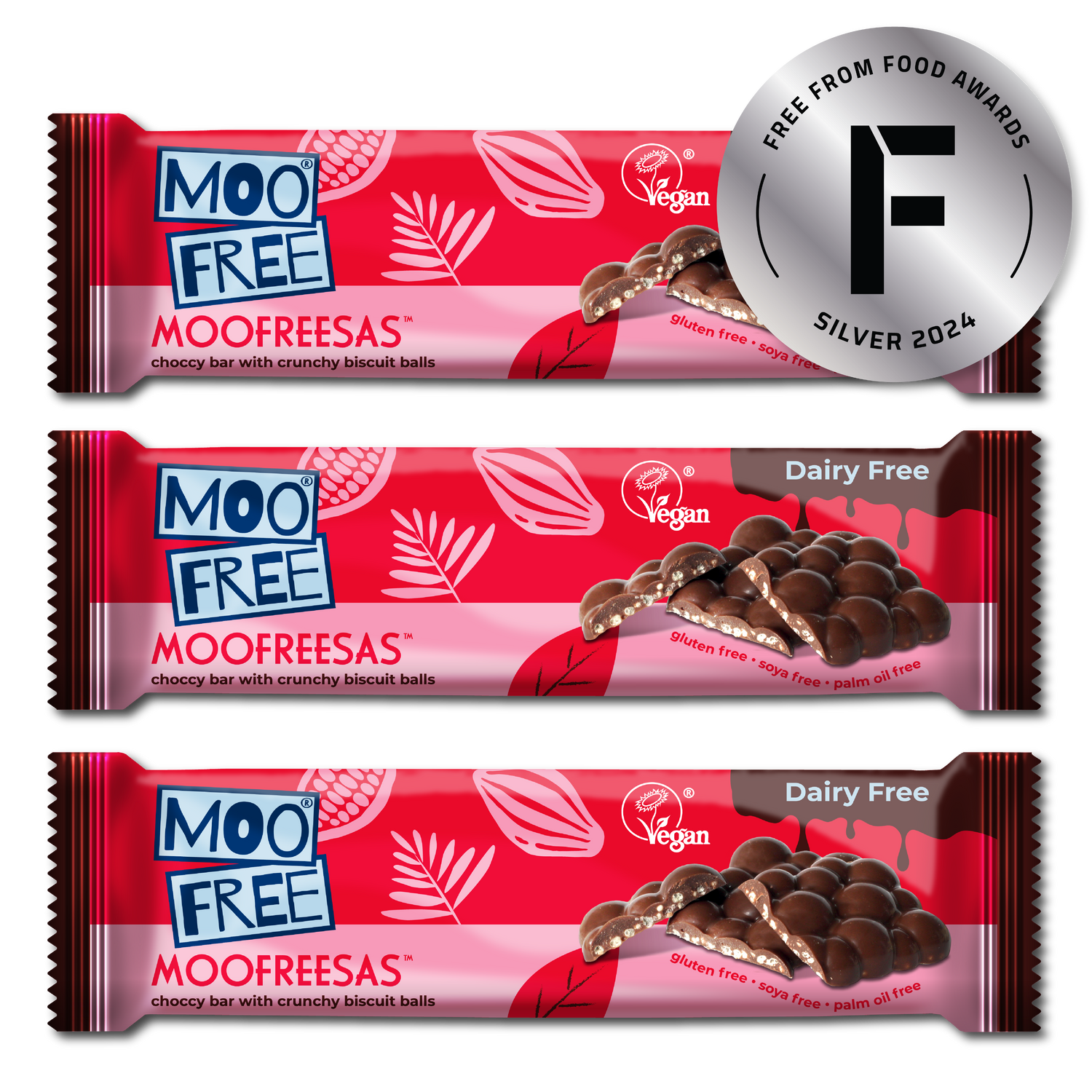 Snack Bars: Dairy Free &amp; Vegan Moofreesas Chocolate Bars (35g) **SHORT DATED 19/03/2025**