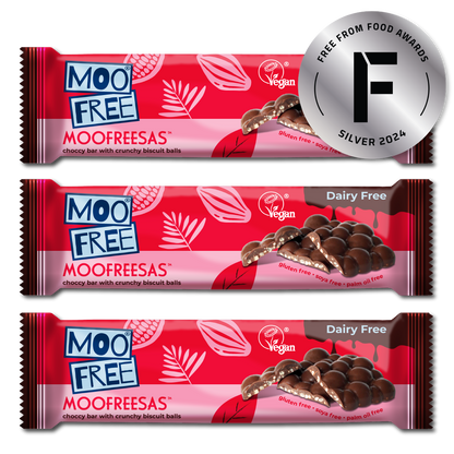 Snack Bars: Dairy Free &amp; Vegan Moofreesas Chocolate Bars (35g)