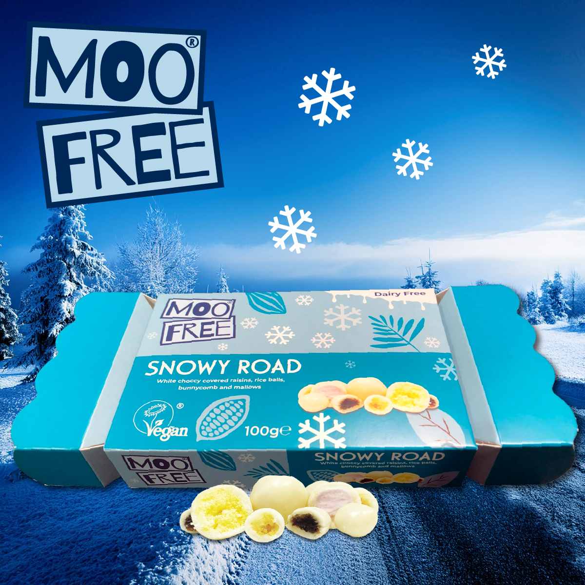 Christmas: Snowy Road Christmas Cracker